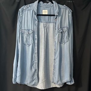 Boyfriend Fit Denim Shirt